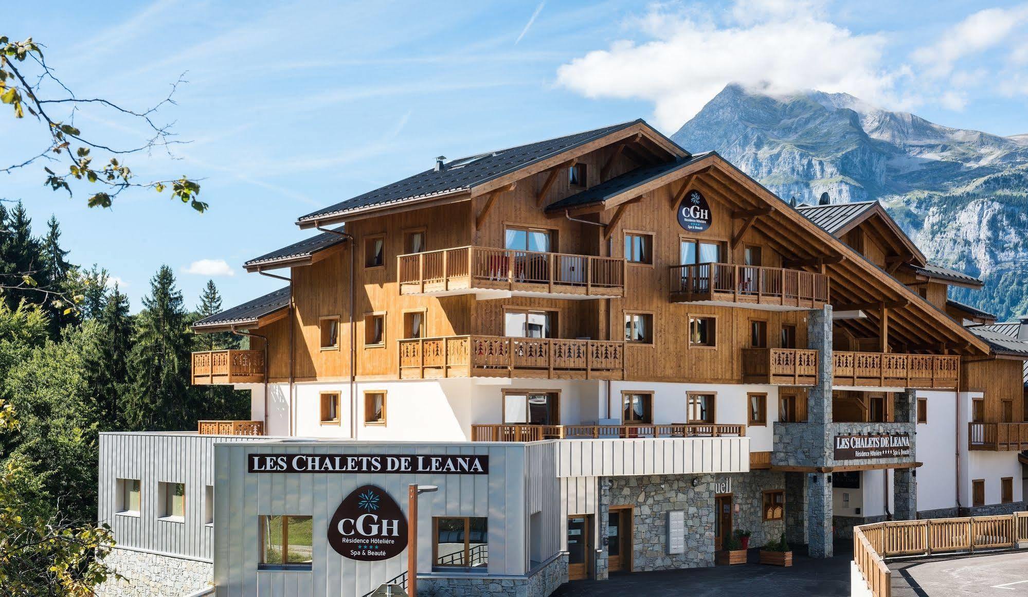 Cgh Residences And Spa Les Chalets De Leana Les Carroz d'Araches Exterior foto
